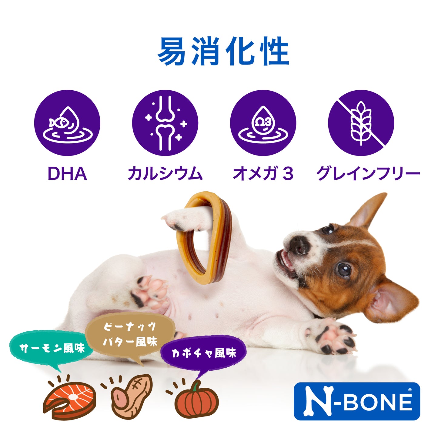 N-BONE 犬用歯みがきリング  7個入り 130g NBONE